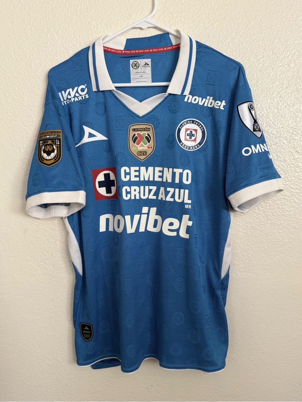 Cruz Azul 2026/27 Home LIRA #6 L Patches